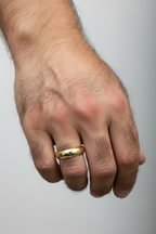 Gold Classic Tungsten Ring 5mm Band