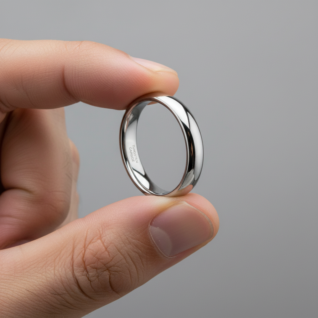Classic Domed 5mm Tungsten Ring