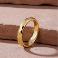 Gold Mercury Tungsten Carbide Ring 5mm