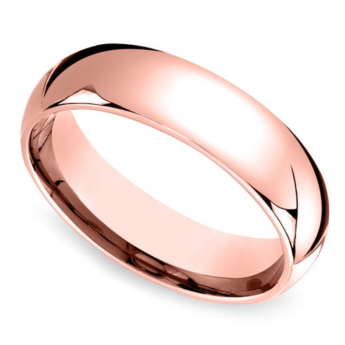 6mm Rose Gold Classic Tungsten Ring