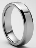 Beveled Tungsten Ring 7mm