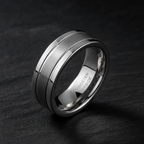 Renzo Tungsten Carbide Ring 7mm