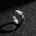 Classic Domed 8mm Tungsten Ring