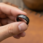 Black Lord of the Rings Tungsten Ring 8mm