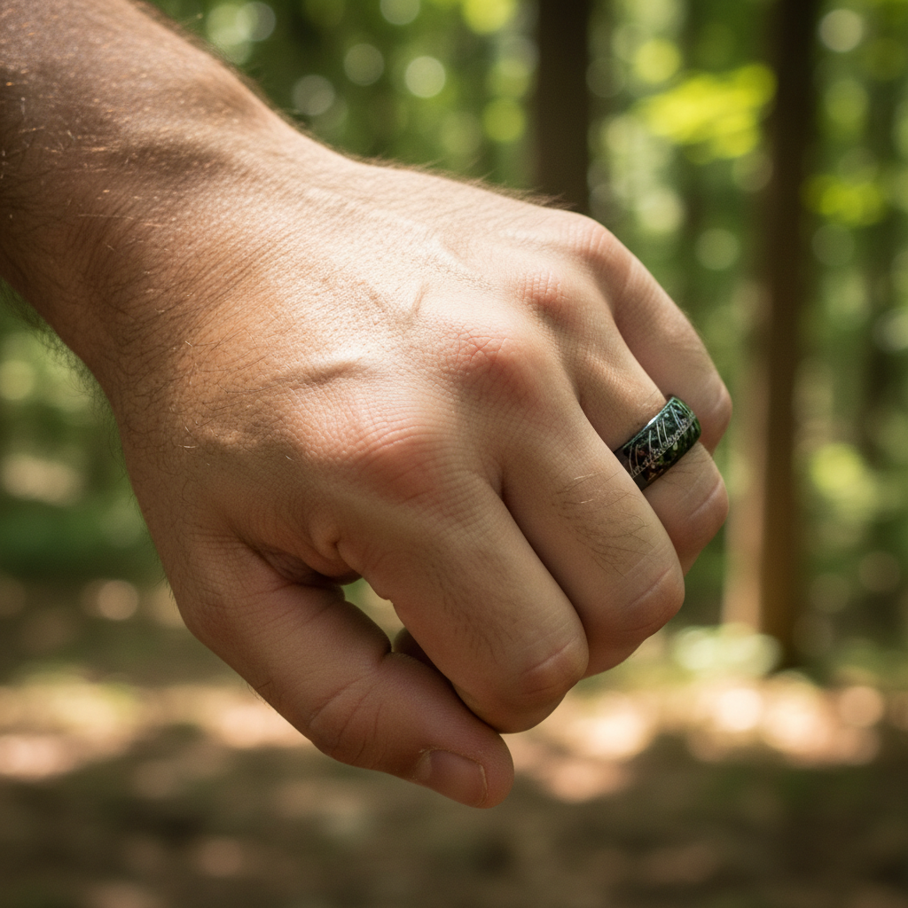 Black Lord of the Rings Tungsten Ring 8mm