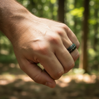 Black Lord of the Rings Tungsten Ring 8mm
