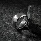 Corso Classic Tungsten Two Toned 8mm Ring