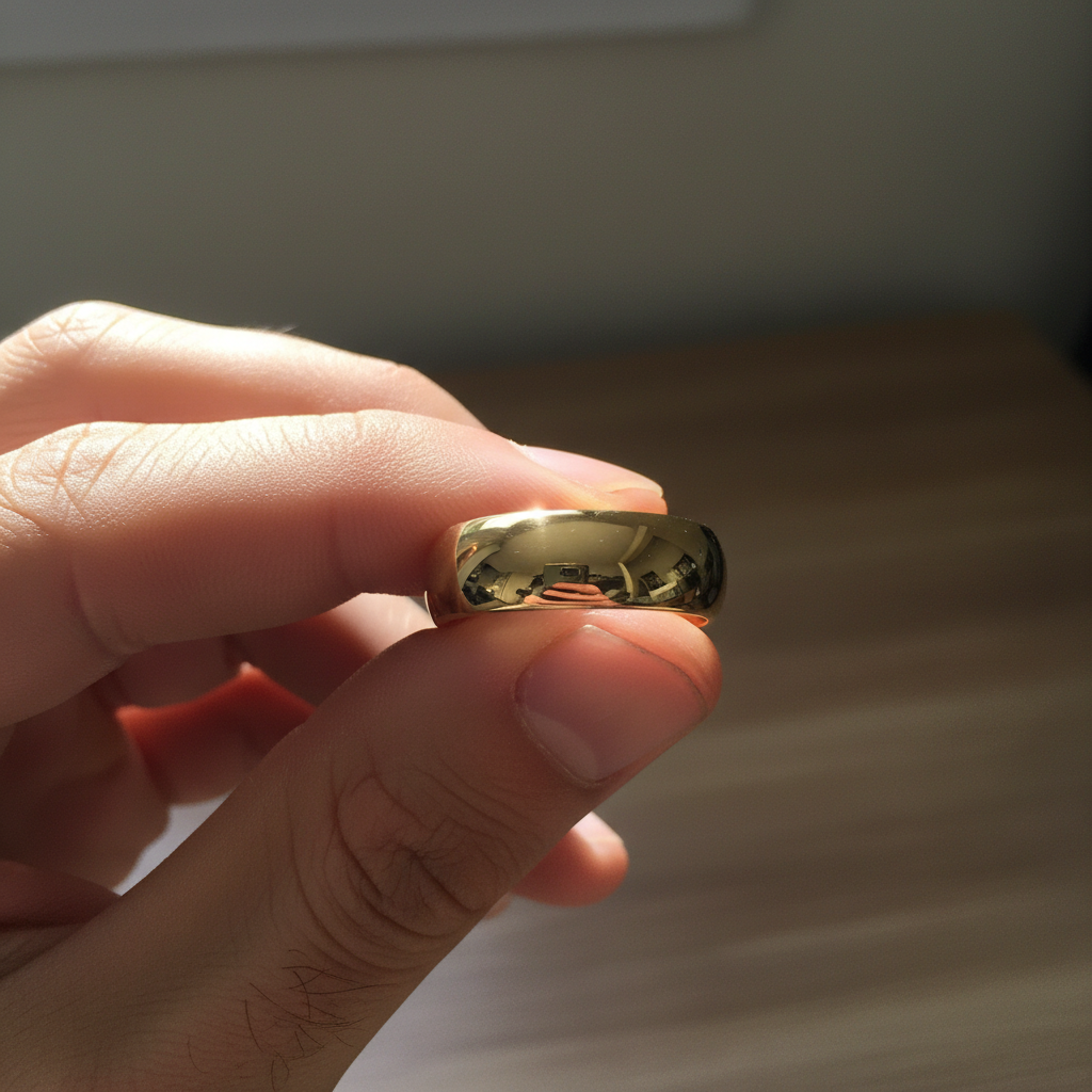 Gold Classic Tungsten Carbide Ring 8mm