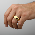 Gold Classic Tungsten Carbide Ring 8mm