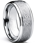 Keon Celtic Tungsten Wedding Band Ring 8mm