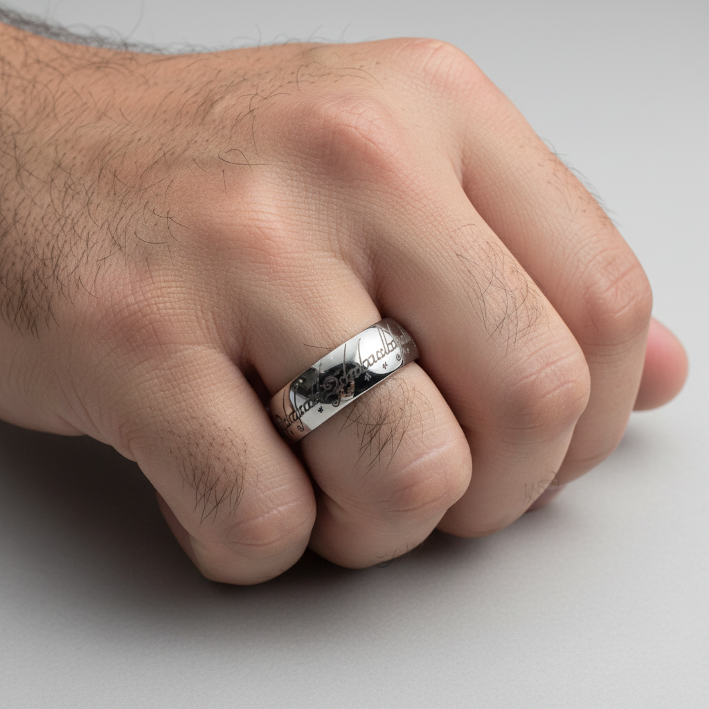 Lord of The Rings Tungsten Ring 8mm