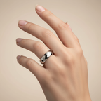 Mercury Faceted Tungsten Ring 6mm