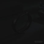 Classic Black Tungsten Wedding Band 5mm