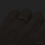 Gold Beveled Men's Tungsten Wedding Band 8mm