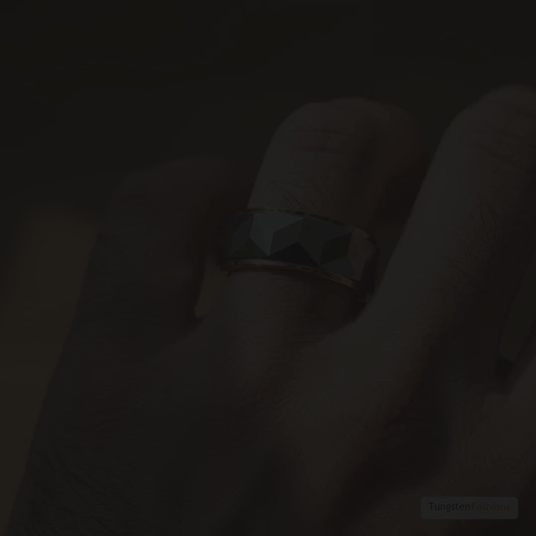 The Sovereign Men's Tungsten Wedding Band 8mm
