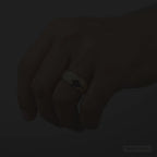 Classic Men's Gold Tungsten Wedding Band 8mm