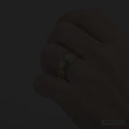 Gold Lord of the Rings Tungsten Ring 8mm
