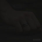Acacia Black Carbon Fiber Tungsten Wedding Band 5mm video