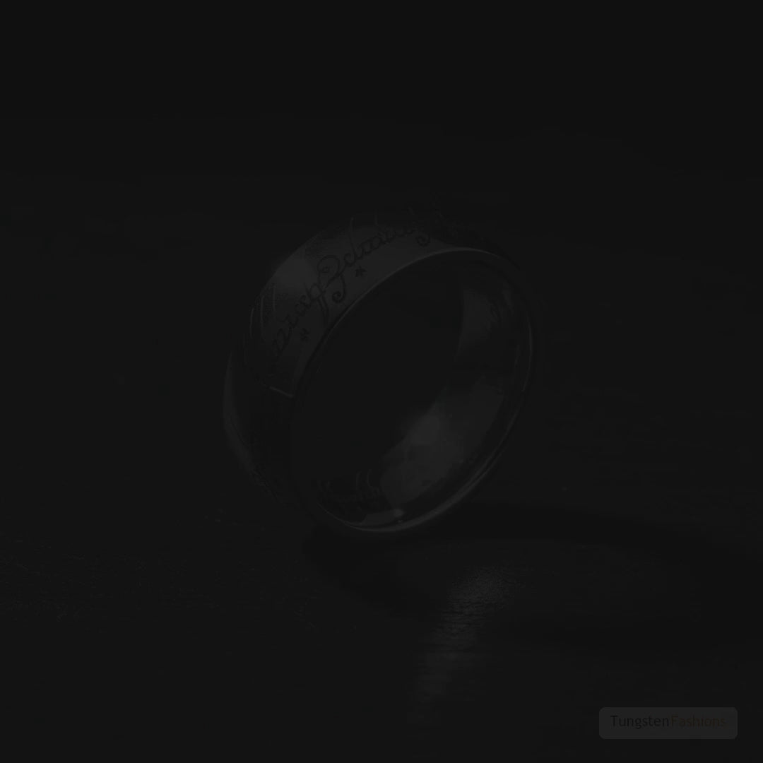 Lord of The Rings Tungsten Ring 8mm