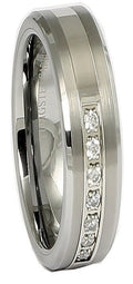 Pretse 6mm Tungsten Carbide Beveled Ring