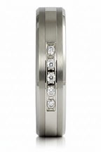 Pretse 6mm Tungsten Carbide Beveled Ring