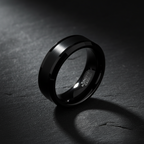Cowboy Black Tungsten Carbide Ring 8mm