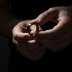 Cowboy Black Tungsten Carbide Ring 8mm